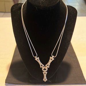 Christian Dior Pave Crystal Necklace